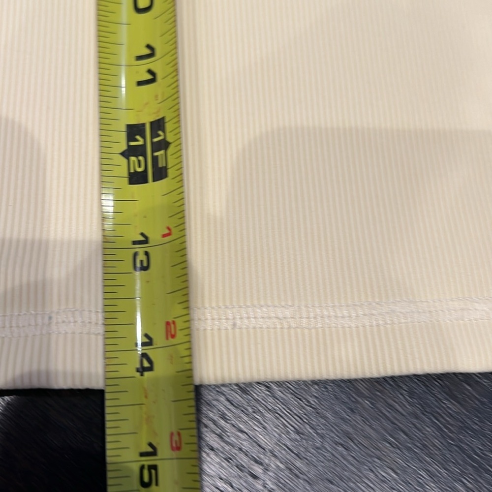 Kith Cream Ribbed Crop Top - Picture 6 of 6